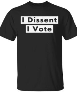 Jessica Biel I Dissent I Vote T-Shirt Honour Ruth Bader Ginsburg