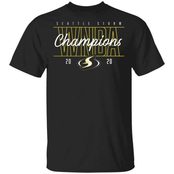 Seattle Storm Champions 2020 logo T-Shirt