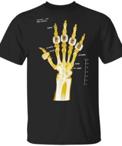 Kobe Bryant Hand Gold Rings T-Shirt