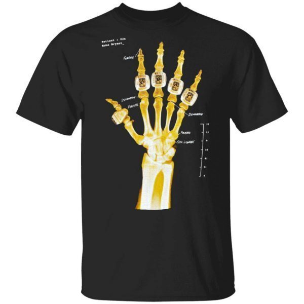 Kobe Bryant Hand Gold Rings T-Shirt