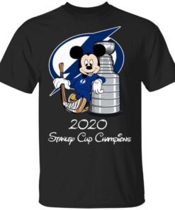 Tampa Bay Lightning Mickey Mouse 2020 Stanley Cup Champions T-Shirt