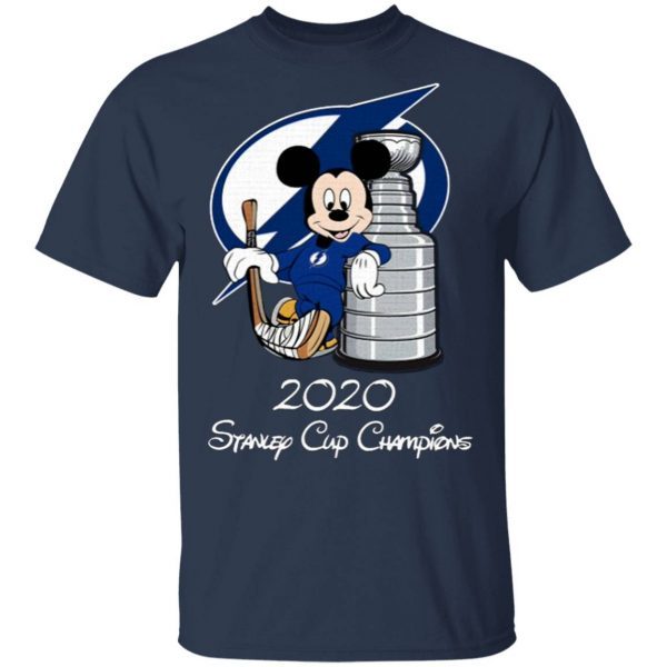 Tampa Bay Lightning Mickey Mouse 2020 Stanley Cup Champions T-Shirt