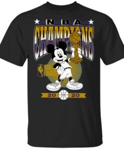 Lakers 2020 NBA Champions Mickey Trophy T-Shirt