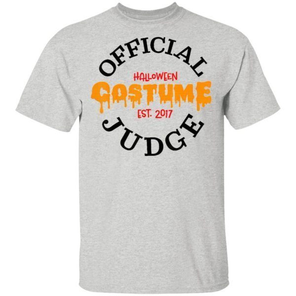Official Halloween Judge T-Shirt