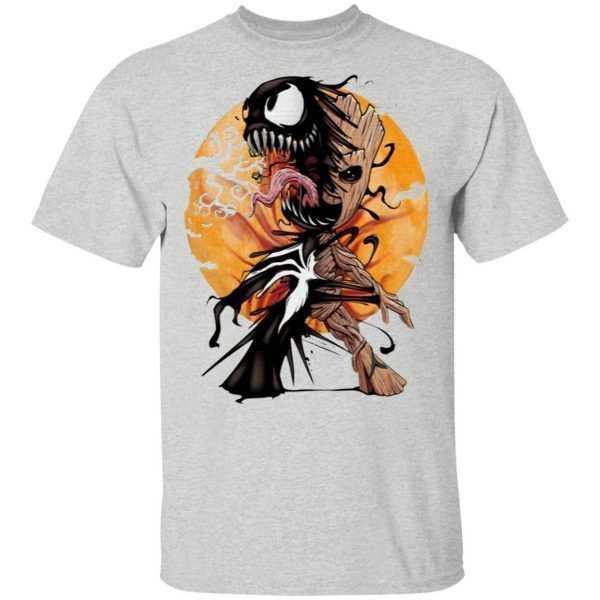 Baby Groot Venom moon Halloween T-Shirt