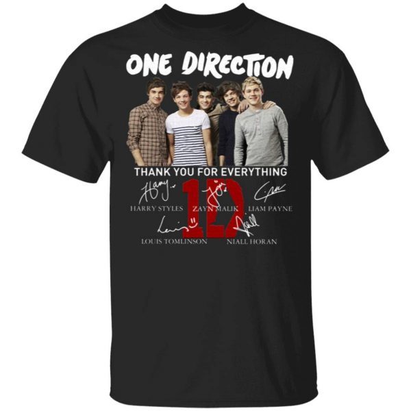One Direction Thank You For Everything Signature T-Shirt
