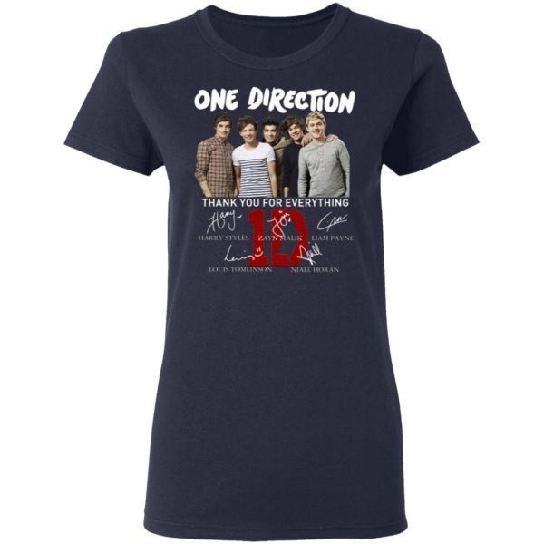 One Direction Thank You For Everything Signature T-Shirt