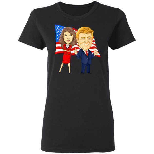 Donald Trump And Melania Trump Potus Flotus USA T-Shirt