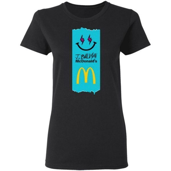Jbalvin Merch J Balvin x McDonald’s Fries T-Shirt
