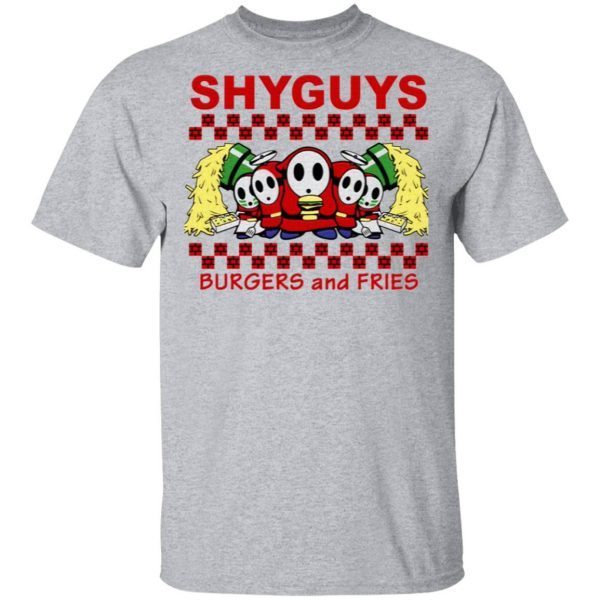 Shyguys Burgers and Fries T-Shirt