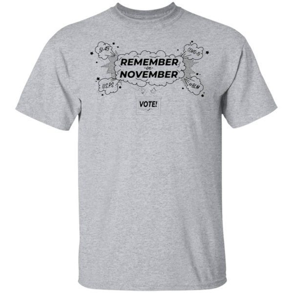 Remember in November Shirt Spread Voter Awareness T-Shirt