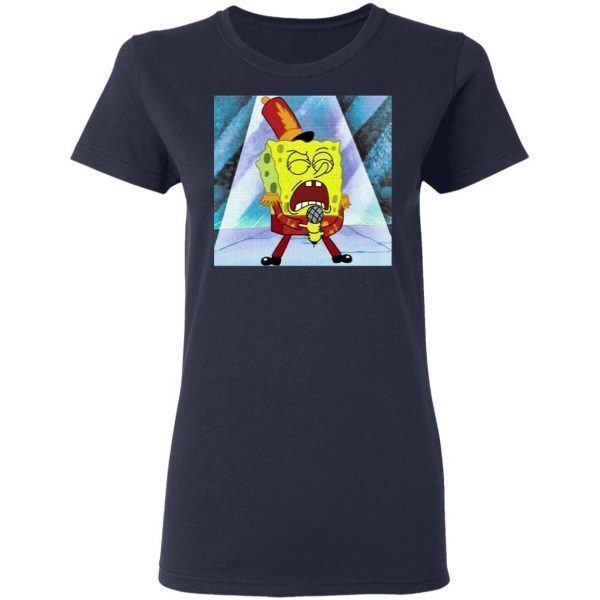 Max Fried SquarePants Singing SpongeBob T-Shirt