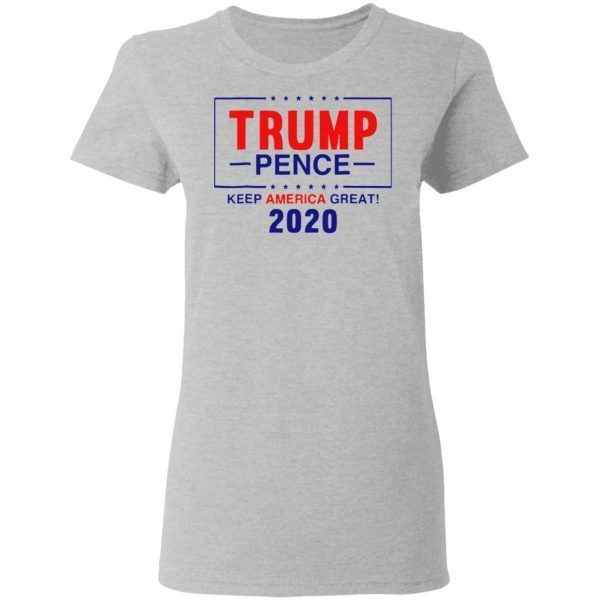 Happy Trump Pence Keep America Great 2020 T-Shirt