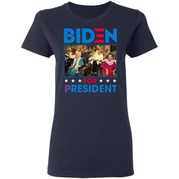 Biden For Resident Funny Trump Mocking T-Shirt