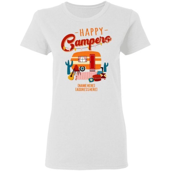 Personalized Happy Campers T-Shirt