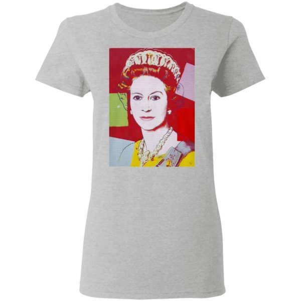 Andy Warhol Queen Elizabeth England Pop Art 60s T-Shirt
