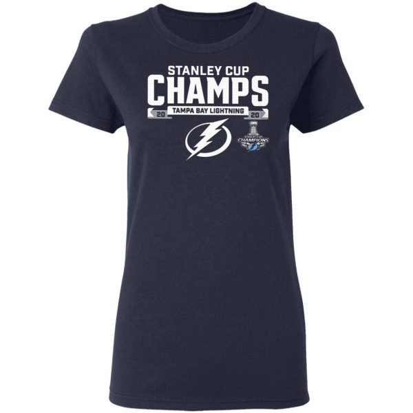 Tampa Bay Lightning Stanley Cup Champs 2020 T-Shirt