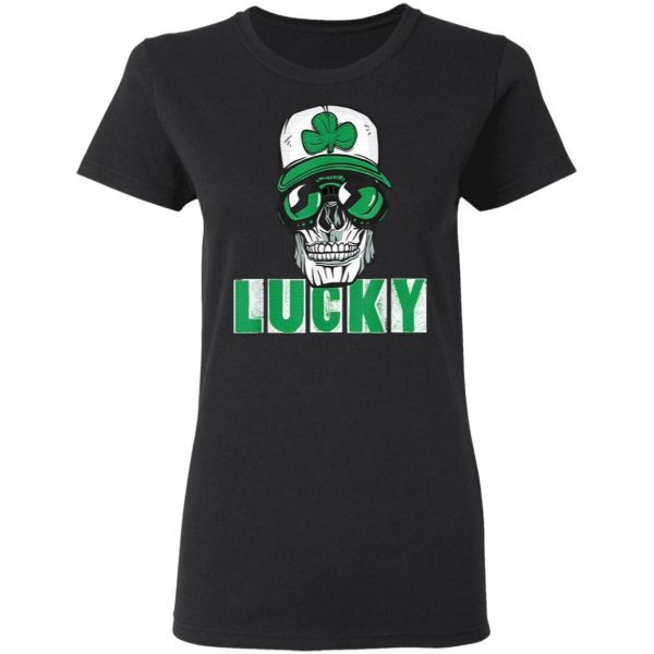 Cool Skull Halloween Made To Match Jordan 13 Lucky Green T-Shirt