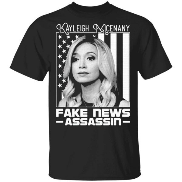 Kayleigh McEnany fake News Assassin American flag T-Shirt