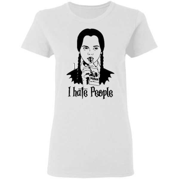 Wednesday Addams I Hate People T-Shirt