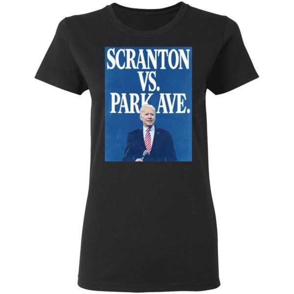 Scranton Vs. Park Ave Solid Blue T-Shirt