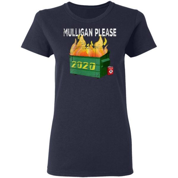Women’s Funny 2020 Dumpster Fire Golfer Mulligan Do Over T-Shirt