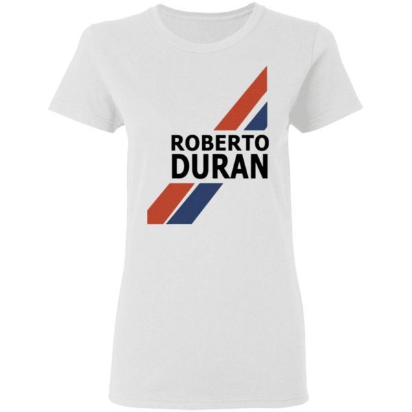 Roberto Duran Retro Shorts White T-Shirt
