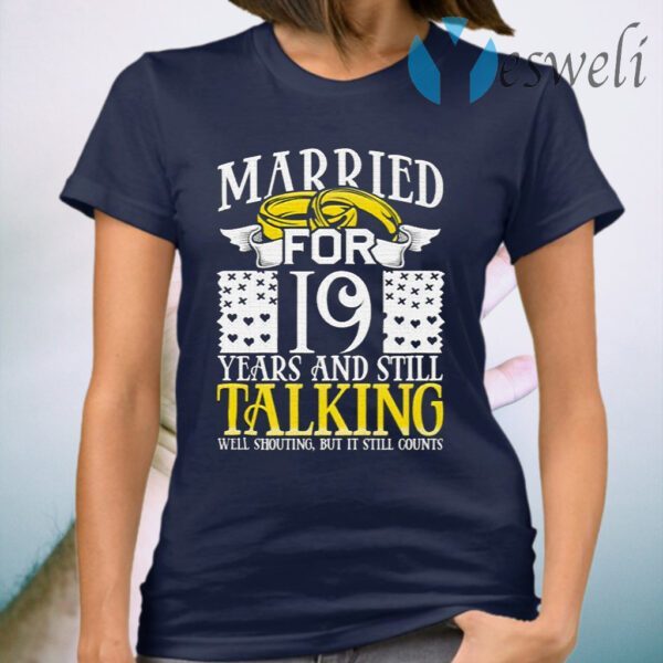 19th Wedding Anniversary for Wife Her Marriage T-Shirt