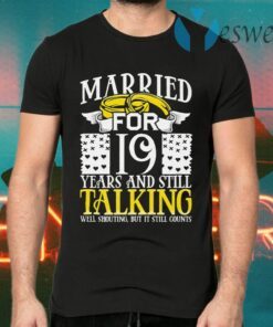 19th Wedding Anniversary for Wife Her Marriage T-Shirts