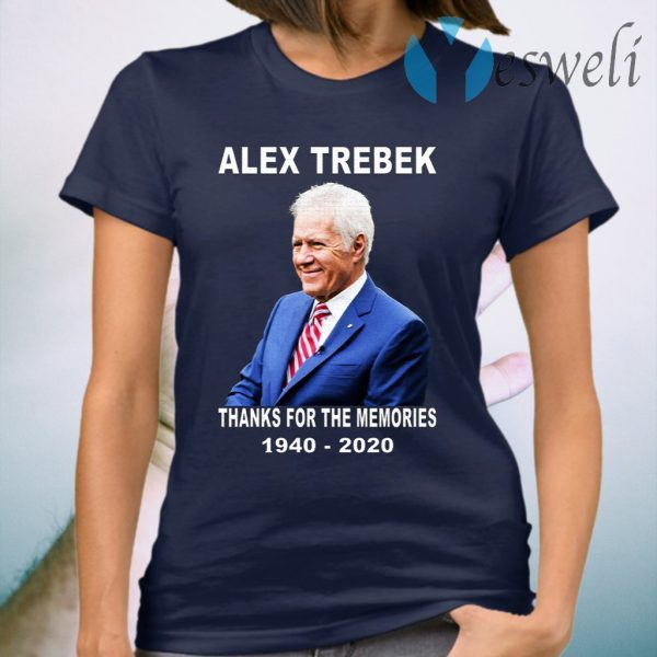 Alex Trebek Thanks For The Memories 1940 2020 T-Shirt