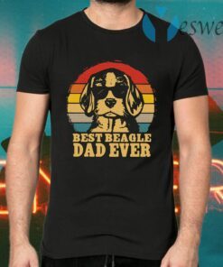 Best Beagle Dad Ever Vintage T-Shirts