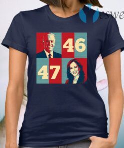 Biden Harris 2020 46th President 47th First Female President of USA T-Shirt