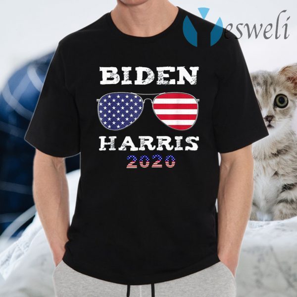 Biden Harris 2020 American Flag Sunglasses T-Shirts