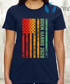 Biden Harris 2020 Classic American Flag Vintage Retro Style T-Shirt
