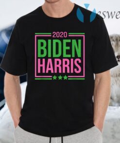 Biden Harris 2020 Pink Green Sorority Gift Elect Vote T-Shirts