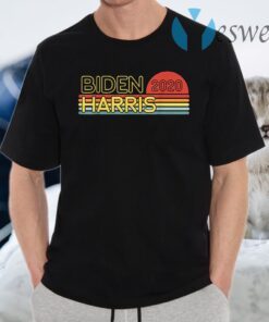 Biden Harris 2020 Retro Rainbow Vintage Design T-Shirts