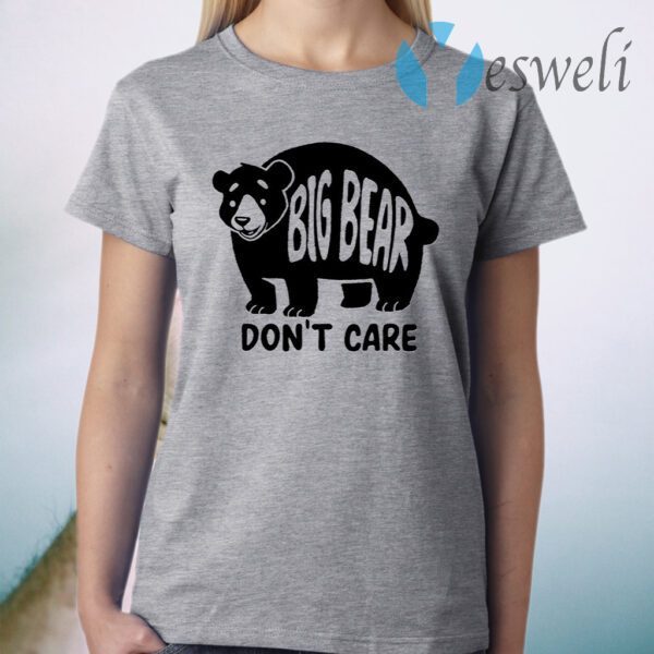 Big Bear Don’t Care Grey T-Shirt