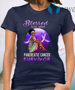 Blessed Pancreatic Cancer Survivor African American Womens T-Shirt