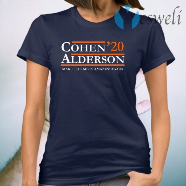 Cohen Alderson 2020 Make The Mets Amazin’ Again T-Shirt