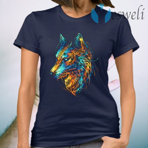 Colourful Wolf T-Shirt