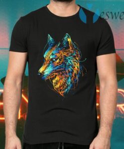 Colourful Wolf T-Shirts