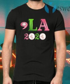 Comma La 2020 Kamala Harris AKA Sonority 1908 Pink And Green Joe Biden Kamala Harris President T-shirts