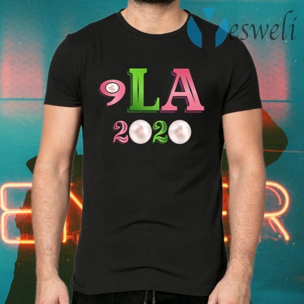 Comma La 2020 Kamala Harris AKA Sonority 1908 Pink And Green Joe Biden Kamala Harris President T-shirts