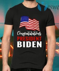Congratulations President Biden American Flag T-Shirts