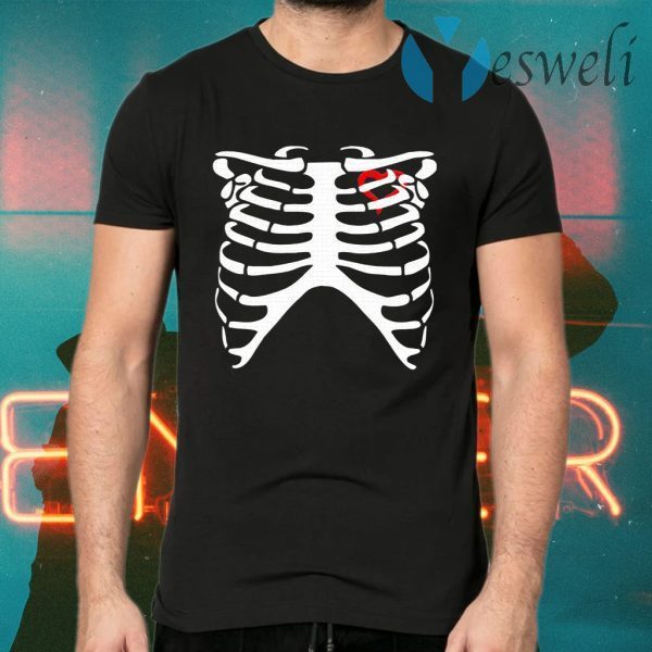 Diy Skeleton Heart T-Shirts