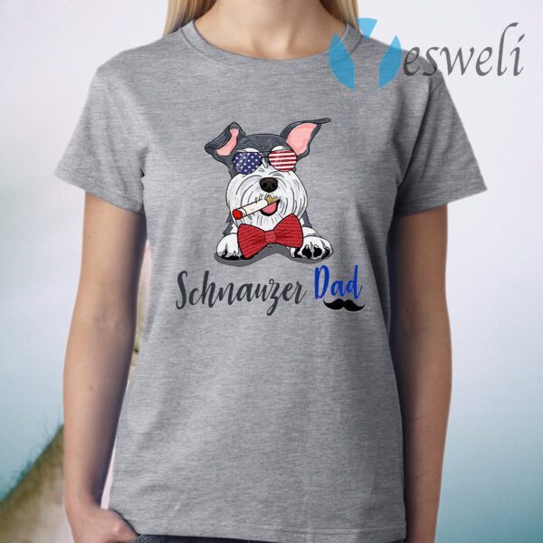 Dog schnauzer dad T-Shirt