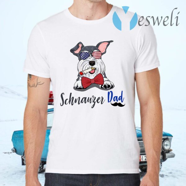 Dog schnauzer dad T-Shirts