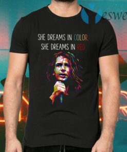 Eddie Vedder She Dreams In Color She Dreams In Red T-Shirts