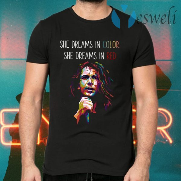 Eddie Vedder She Dreams In Color She Dreams In Red T-Shirts