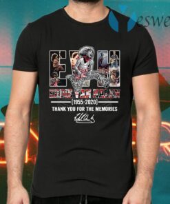Evh Eddie Van Halen 1955 2020 Thank You For The Memories Signature T-Shirts